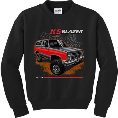 198388 K5 Blazer Square Body 4x4 Kids Sweatshirt