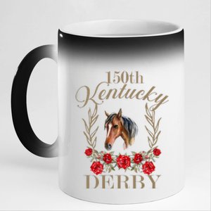 150 Ky Derby Horse Racing Derby Day 11oz Black Color Changing Mug