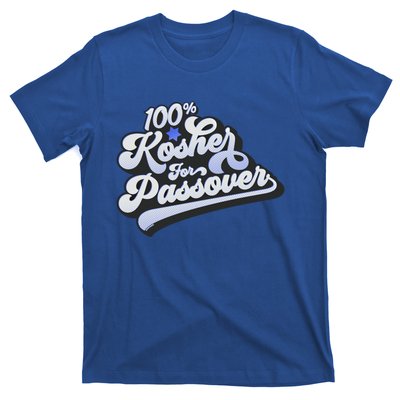 100% Kosher For Passover Cool Jewish Pesach Funny Gift T-Shirt