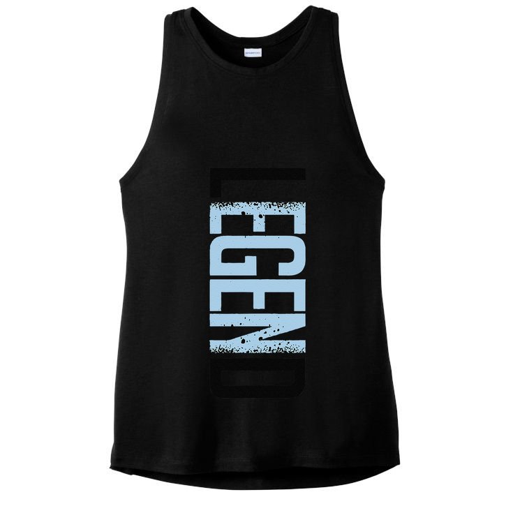 11 Legend Blue White Black 2024 Gift Ladies PosiCharge Tri-Blend Wicking Tank
