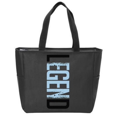 11 Legend Blue White Black 2024 Gift Zip Tote Bag