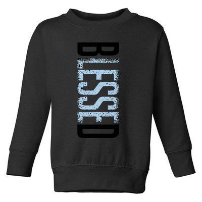 11 Legend Blue White Black 2024 Toddler Sweatshirt