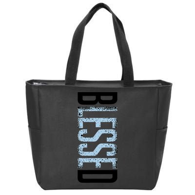 11 Legend Blue White Black 2024 Zip Tote Bag