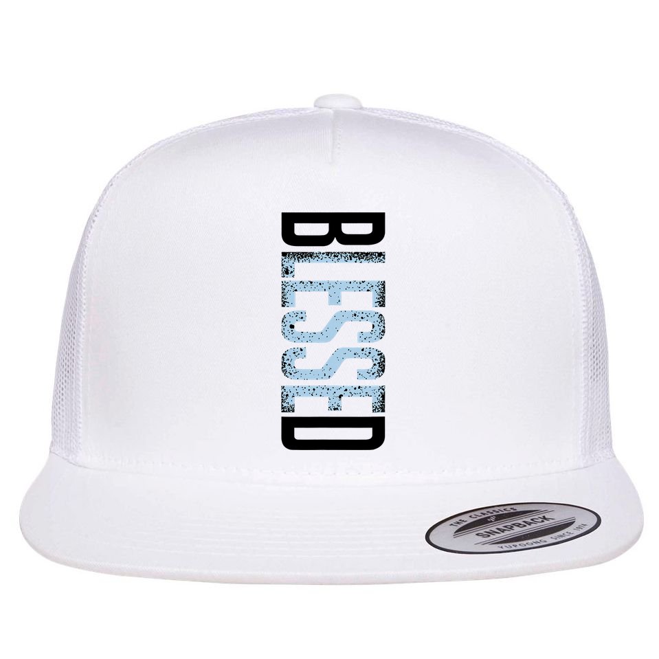11 Legend Blue White Black 2024 Flat Bill Trucker Hat