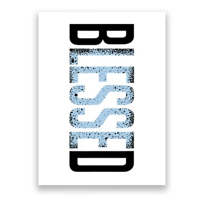 11 Legend Blue White Black 2024 Poster