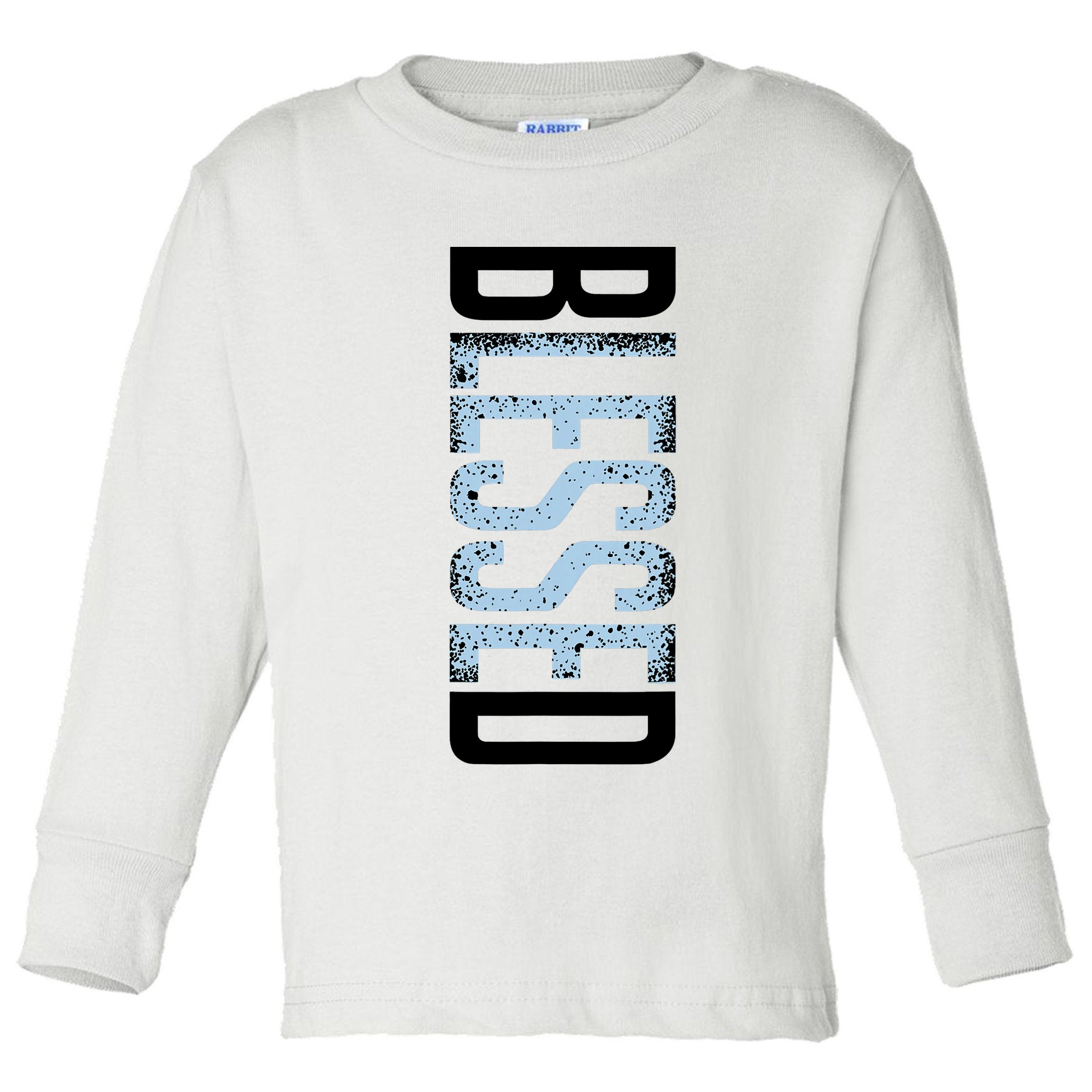 11 Legend Blue White Black 2024 Toddler Long Sleeve Shirt