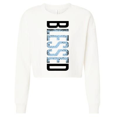 11 Legend Blue White Black 2024 Cropped Pullover Crew