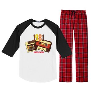 1981 Limited Edition Birthday Gift Raglan Sleeve Pajama Set