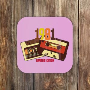 1981 Limited Edition Birthday Gift Coaster