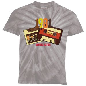 1981 Limited Edition Birthday Gift Kids Tie-Dye T-Shirt