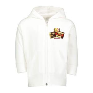 1981 Limited Edition Birthday Gift Toddler Zip Fleece Hoodie