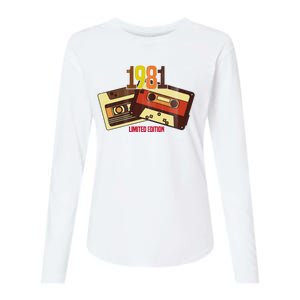 1981 Limited Edition Birthday Gift Womens Cotton Relaxed Long Sleeve T-Shirt