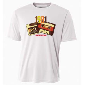 1981 Limited Edition Birthday Gift Cooling Performance Crew T-Shirt