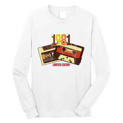 1981 Limited Edition Birthday Gift Long Sleeve Shirt