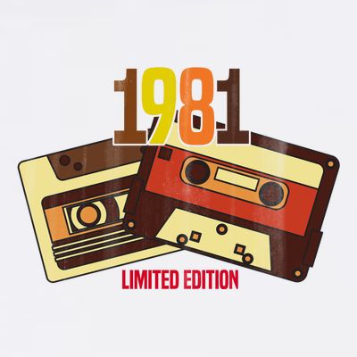 1981 Limited Edition Birthday Gift T-Shirt
