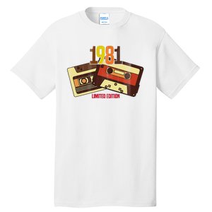 1981 Limited Edition Birthday Gift Tall T-Shirt