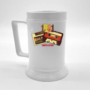 1981 Limited Edition Birthday Gift Beer Stein