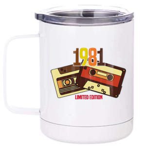 1981 Limited Edition Birthday Gift 12 oz Stainless Steel Tumbler Cup