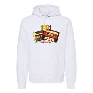 1981 Limited Edition Birthday Gift Premium Hoodie