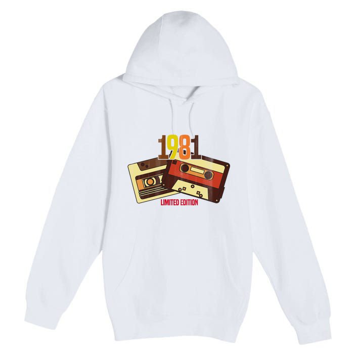 1981 Limited Edition Birthday Gift Premium Pullover Hoodie