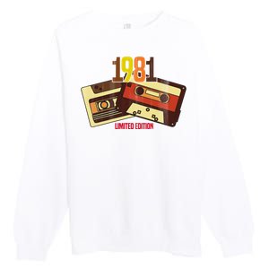 1981 Limited Edition Birthday Gift Premium Crewneck Sweatshirt