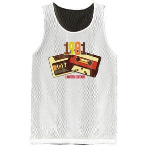 1981 Limited Edition Birthday Gift Mesh Reversible Basketball Jersey Tank