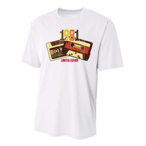 1981 Limited Edition Birthday Gift Performance Sprint T-Shirt