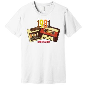 1981 Limited Edition Birthday Gift Premium T-Shirt