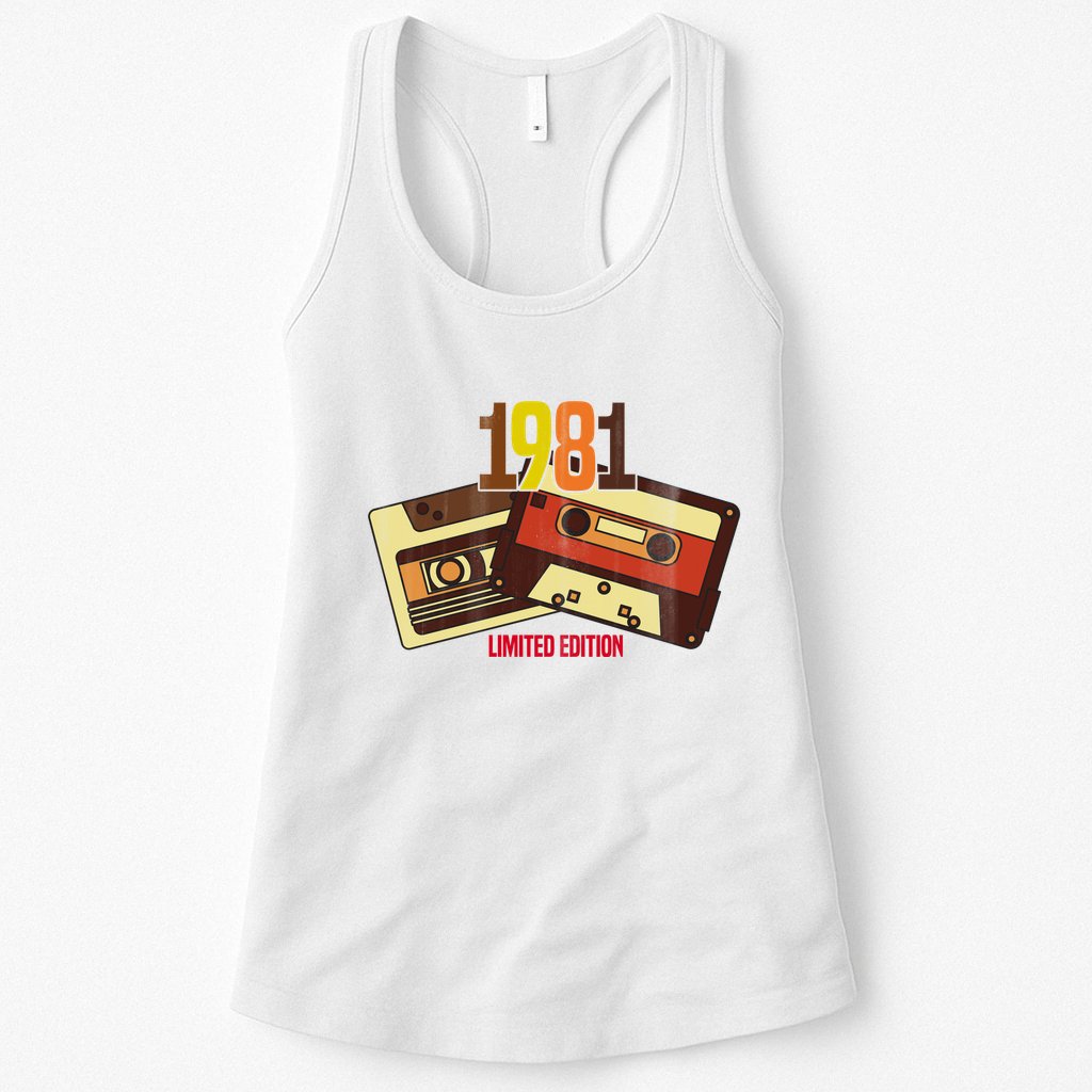 1981 Limited Edition Birthday Gift Womens Tank Top