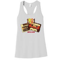 1981 Limited Edition Birthday Gift Women's Racerback Tank