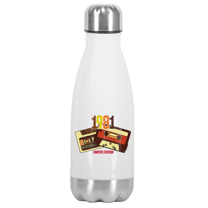 1981 Limited Edition Birthday Gift Stainless Steel Insulated Water Bottle