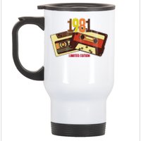 1981 Limited Edition Birthday Gift Stainless Steel Travel Mug