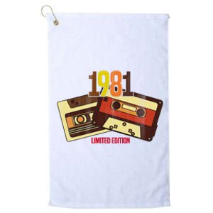 1981 Limited Edition Birthday Gift Platinum Collection Golf Towel