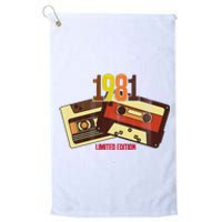 1981 Limited Edition Birthday Gift Platinum Collection Golf Towel