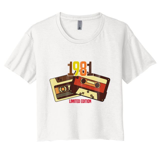 1981 Limited Edition Birthday Gift Crop Top