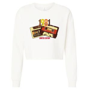 1981 Limited Edition Birthday Gift Cropped Pullover Crew