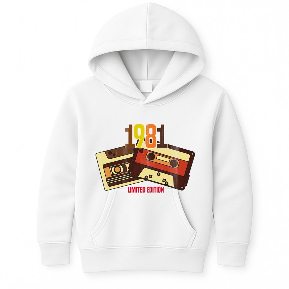 1981 Limited Edition Birthday Gift Kids Hoodie