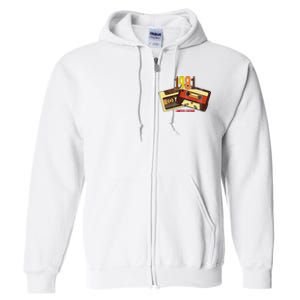 1981 Limited Edition Birthday Gift Full Zip Hoodie