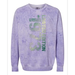 1973 Limited Edition 50th Birthday 1973 Man Woman 50 Colorblast Crewneck Sweatshirt