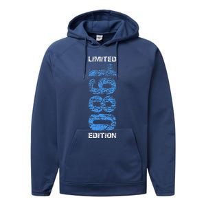 1980 Limited Edition 43th Birthday Born 1980 Performance Fleece Hoodie