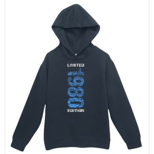 1980 Limited Edition 43th Birthday Born 1980 Urban Pullover Hoodie