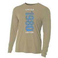 1980 Limited Edition 43th Birthday Born 1980 Cooling Performance Long Sleeve Crew