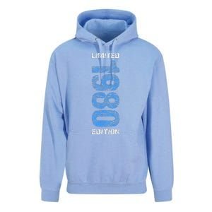 1980 Limited Edition 43th Birthday Born 1980 Unisex Surf Hoodie