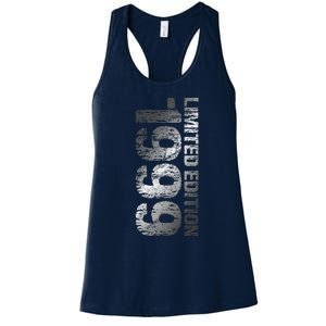 1999 Limited Edition 24th Birthday 1999 Man Woman 24 Women's Racerback Tank