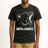 100 Lioness Gym Motivation Funny Inspiration Lion Tall T-Shirt