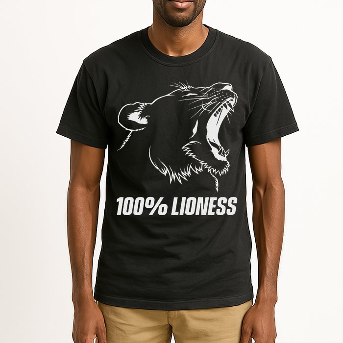 100 Lioness Gym Motivation Funny Inspiration Lion Tall T-Shirt