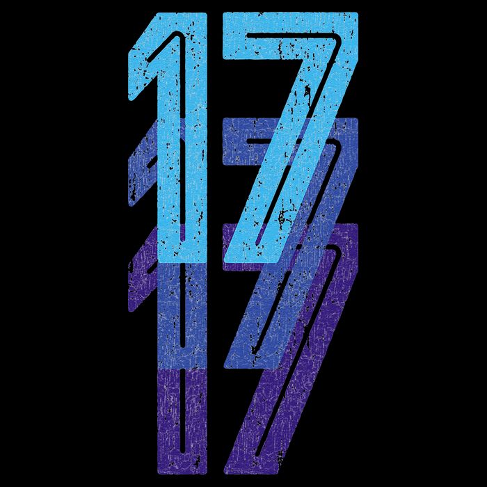 17 Lucky Number 17th Year Birthday Age Sports Team Cooling Performance Crew T-Shirt