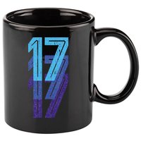 17 Lucky Number 17th Year Birthday Age Sports Team 11oz C Handle Ceramic Mug