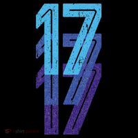 17 Lucky Number 17th Year Birthday Age Sports Team Drawstring Bag