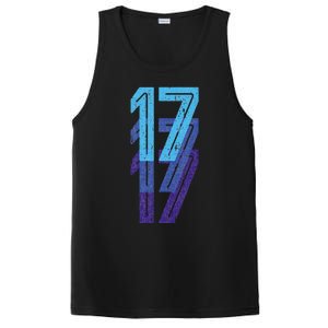 17 Lucky Number 17th Year Birthday Age Sports Team PosiCharge Competitor Tank